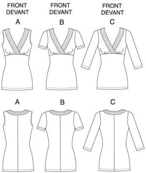 VOGUE PATTERNS V8558 Misses' Top, Size B5 (8-10-12-14-16) - Image 3