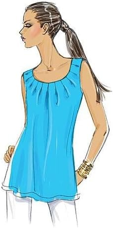 BUTTERICK PATTERNS B5354 Misses' Top, Size AA (6-8-10-12) - Image 3