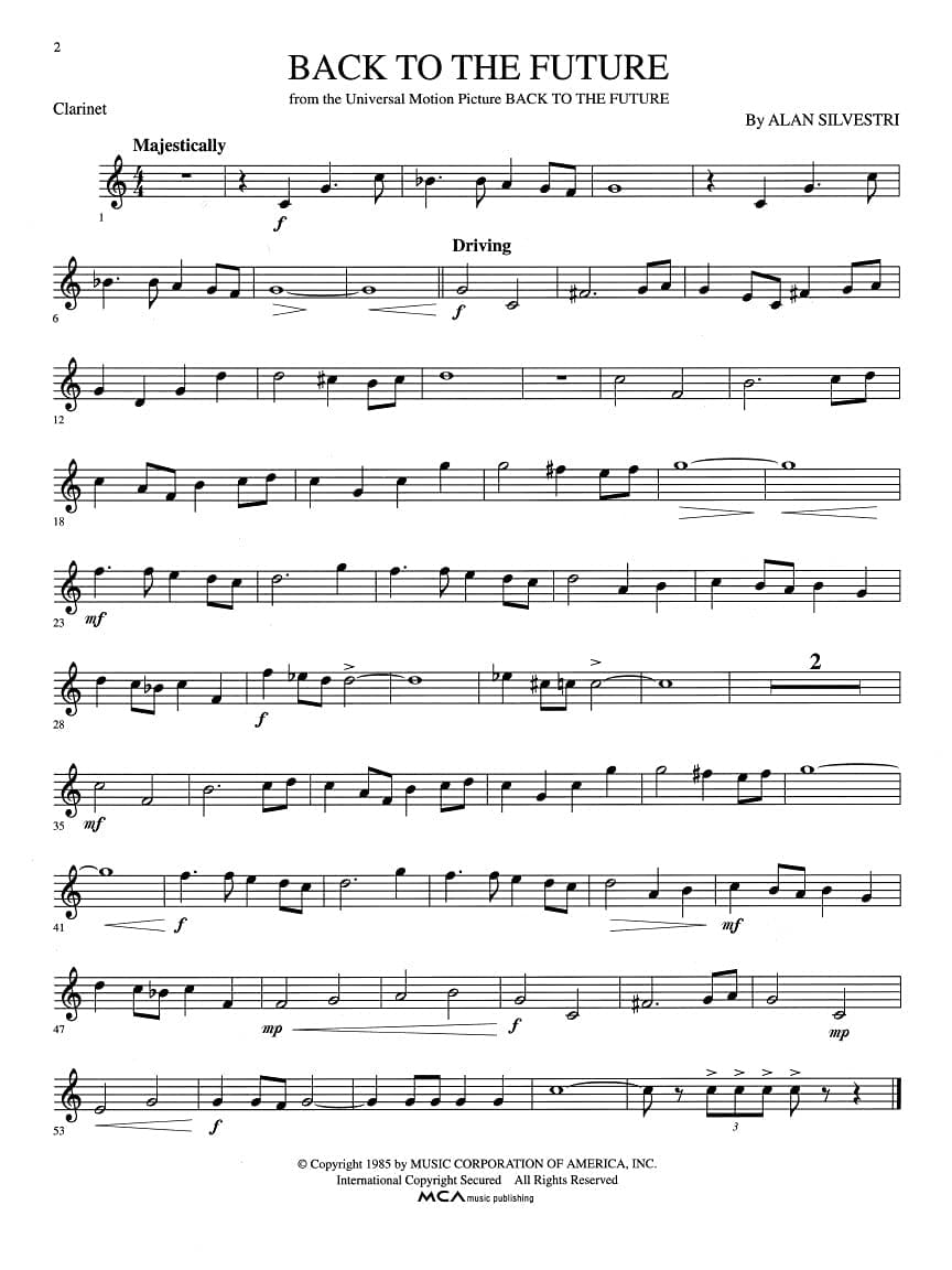 Favorite Movie Themes - Clarinet Play-Along (Book/Online Audio) - Image 5