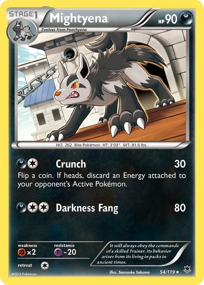 Mightyena - XY - Phantom Forces (PHF)