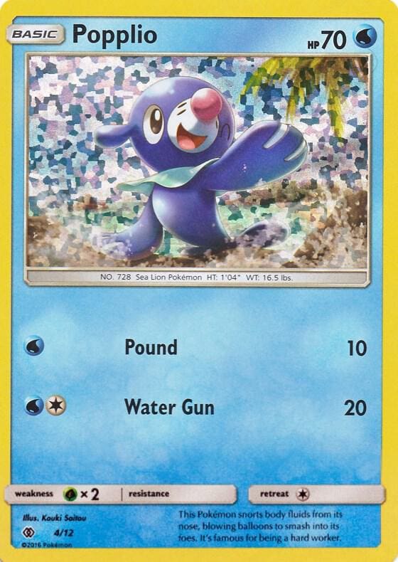 Popplio - 4/12 - McDonald's Promos 2017 (M17)