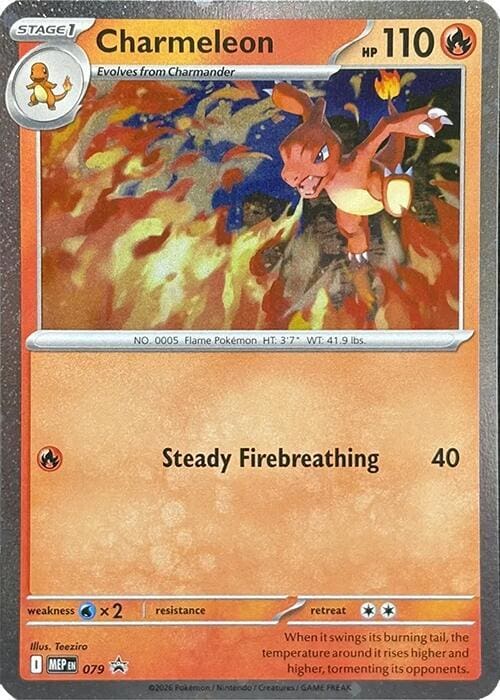 Charmeleon - 079 (Cosmos Holo) - ME: Mega Evolution Promo (MEP)